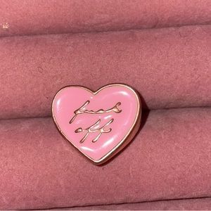 Pink Heart Ring size 6